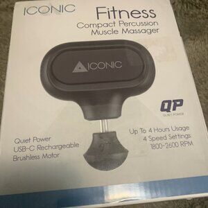 ICONIC Fitness Percussion 1800-2600 RPM Muscle Massager 4 Speed USB-C [M-4880]
